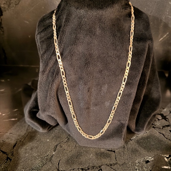 Sterling Silver Figaro Chain - Picture 3 of 6